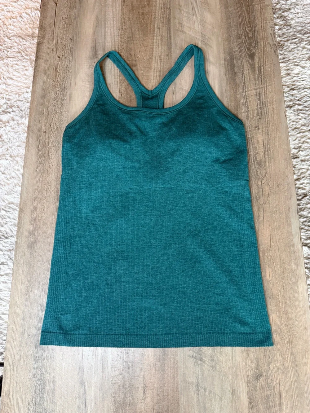 NWOT Lululemon EBB to Street Tank Sz 10 *Storm teal*💚🩵